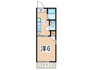 ラティ－ハウス松田の物件間取画像